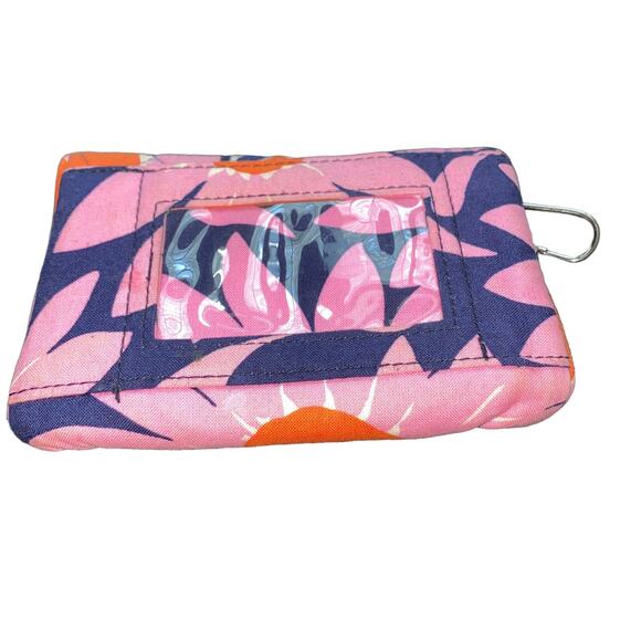 Vera Bradley Loves Me Pouch Folding Wallet Kisslock Coin Purse pink barbiecore - Picture 4 of 8